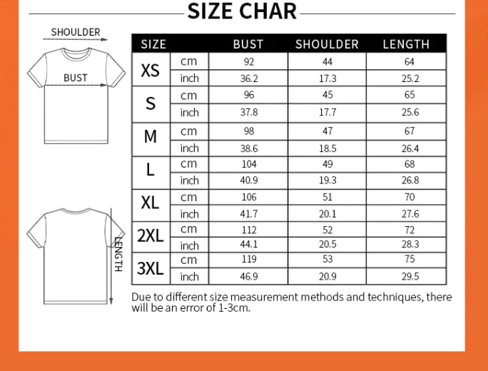 European Size Cotton Short Sleeve T-Shirts