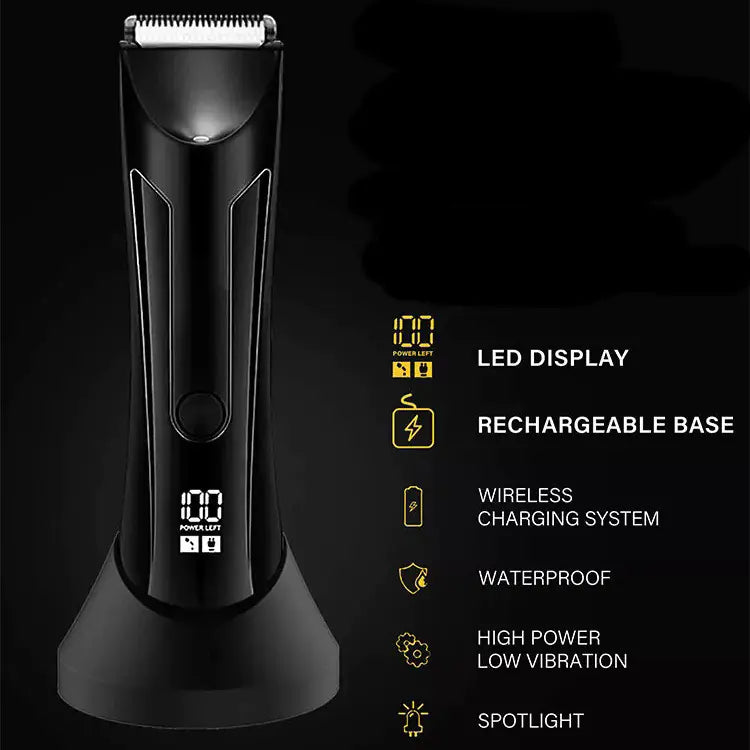 LCD Body Hair Trimmer Shaver