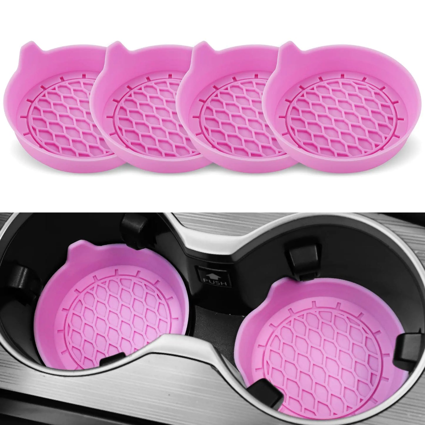 Car Anti-Slip Silicone Cup Holder Coaster