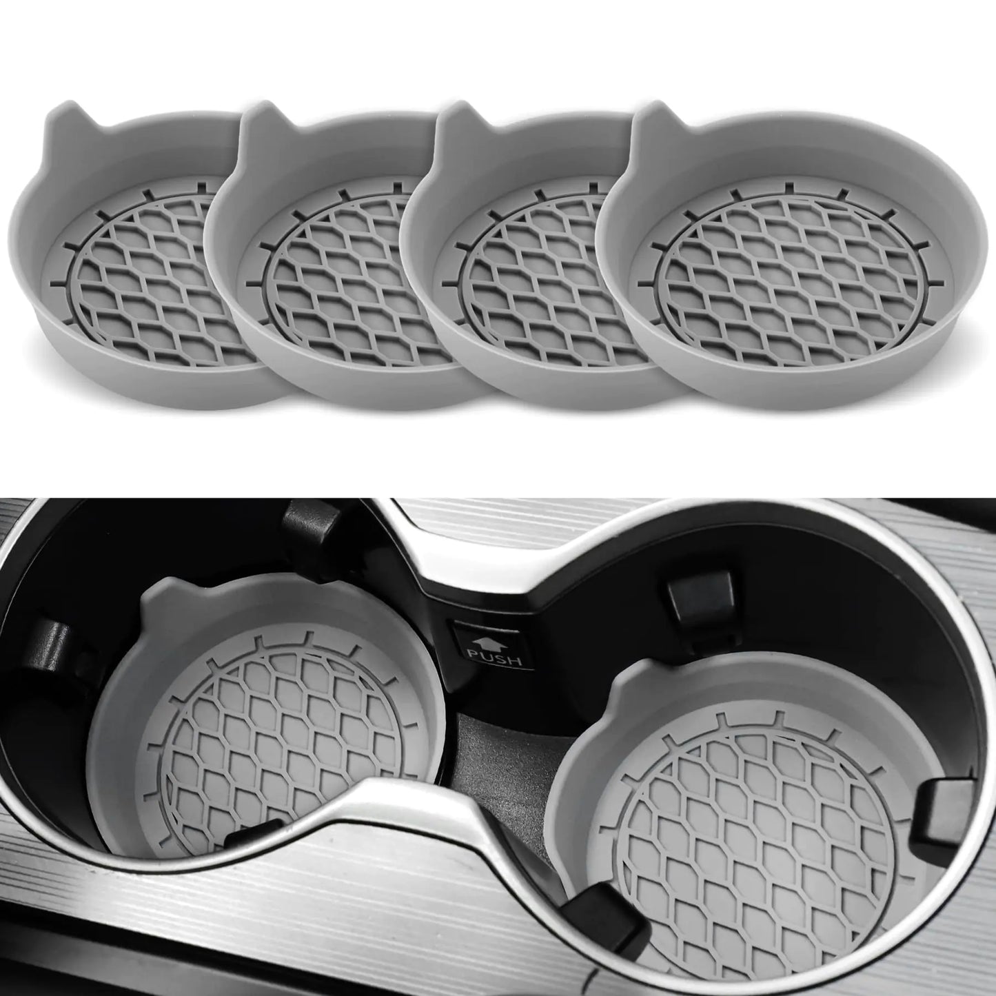 Car Anti-Slip Silicone Cup Holder Coaster