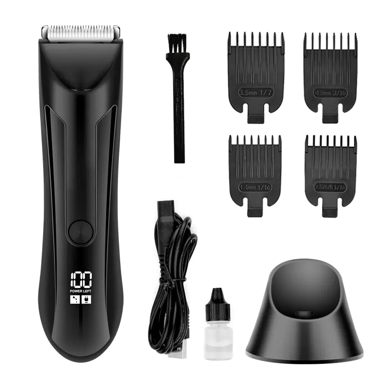 LCD Body Hair Trimmer Shaver