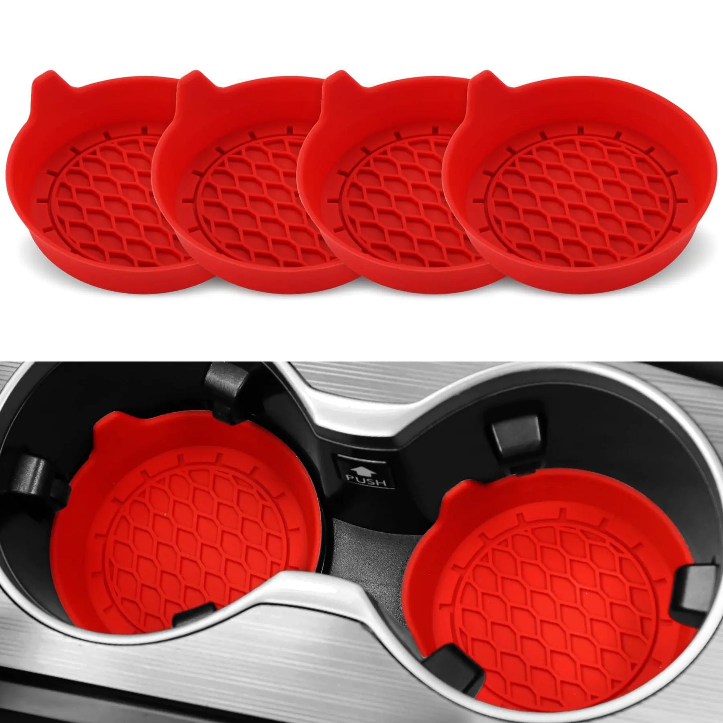 Car Anti-Slip Silicone Cup Holder Coaster