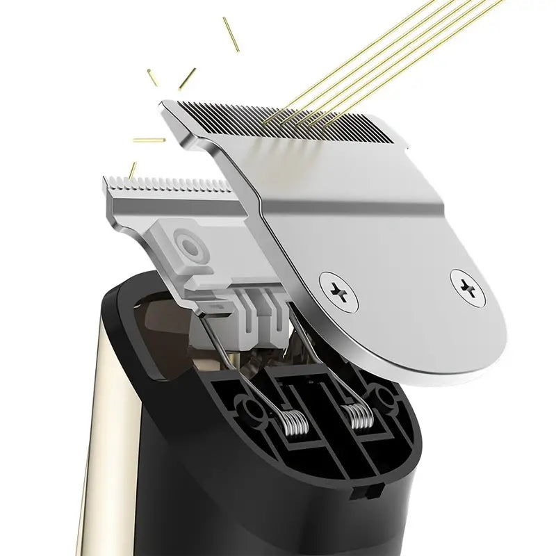 Men's Waterproof Electric Hair Trimmer and Shaver